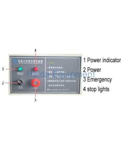 Máy đo nén hộp đựng giấy HAIDA HD-A502-1500 Máy đo nén hộp đựng giấy HAIDA HD-A502-1500